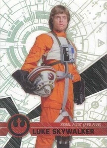 2017 Star Wars High Tek 15 Luke Skwalker Rebel Pilot Red Five Pattern 3 Variant! - Picture 1 of 1
