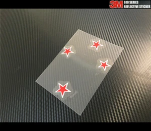 Reflective New Zealand flag Southern Cross Stars Car Sticker - Picture 1 of 2