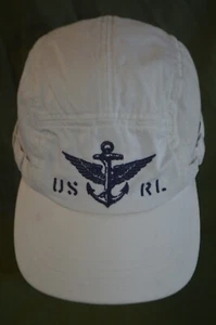 Polo Ralph Lauren USRL ALAS DE ANCLAJE RARAS Blanco Ajustable ¡LEE DE COLECCIÓN!!¡! - Imagen 1 de 15