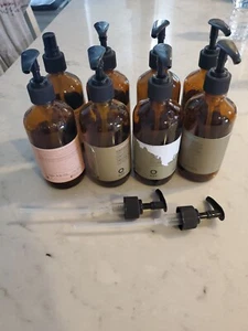 8 oz amber glass bottles - Picture 1 of 5