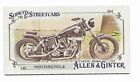 2016 Topps Allen & Ginter SUBWAYS & STREETCARS mini MOTORCYCLE SS-9 1894 intro