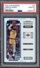 LEBRON JAMES PSA 10 2022 PANINI CONTENDERS #36 PLAY-IN TICKET LAKERS