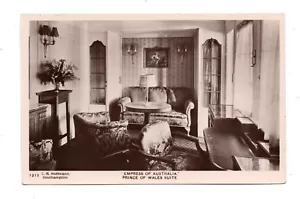 SS EMPRESS OF AUSTRALIA INTERIOR, CANADIAN PACIFIC LINE. REAL PHOTO PC ~ 1910s - Picture 1 of 2