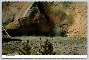 Postal Volcán de Barro Parque Nacional Yellowstone Paisaje Geológico - Imagen 1 de 2