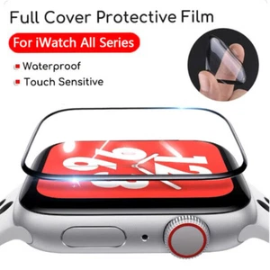 Tempered Glass Screen Protector For Apple Watch Series Ultra SE 9 8 7 6 38-49mm - Picture 1 of 19