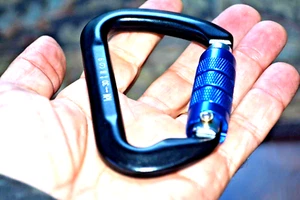 Karabiner Aluminium 5620 Pfund, automatische Verriegelung. Super Angebot. - Bild 1 von 5