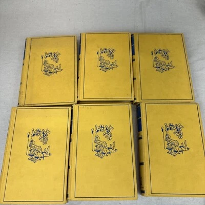 6 -The Child’s Classics Books Dickens' Lang Collodi Mulock Carroll 1945 Edition - Imagem 1 de 4