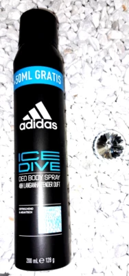 adidas  Deospray Ice  Man Dive, 200 ml zitrone Neu - Bild 1 von 2