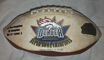 Denver Bronco Edición Limitada NFL Super Bowl XXXIII 1998 Temporada Stat Ball; ¡HALLAZGO RARO!! Foto 1 de 4