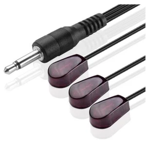 3.5mm Jack 3 Way Infrared Red Transmitter IR Emitter Extender Extension Cable 3m - Picture 1 of 4