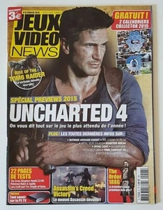 Magazine Jeux Vidéo News - N°6 Février 2015 + Poster - Uncharted 4 - Imagen 1 de 3