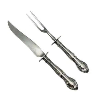 1939 Gorham Sterling Carving Set - Picture 1 of 10