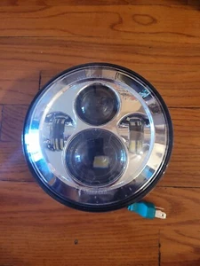 7″ INCH PROJECTOR LED HEADLIGHT -CHROME, tested working - Picture 1 of 5