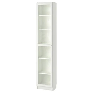 Ikea BILLY / OXBERG Bücherregal mit Glastür weiß Breite: 40 cm Tiefe: 30 cm Höhe - Bild 1 von 4