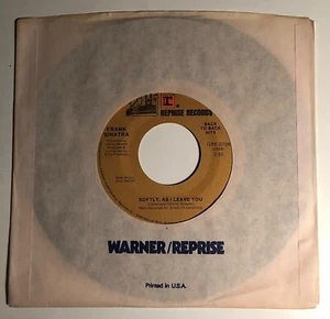 Frank Sinatra / Softly As I Leave You & The September of My Years / 7" 45 / Mint - Picture 1 of 5