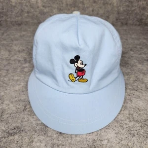 Cappello Sole Vintage Disney Moda Personaggi Blu Chiaro Topolino Adulto Strapback  - Foto 1 di 7