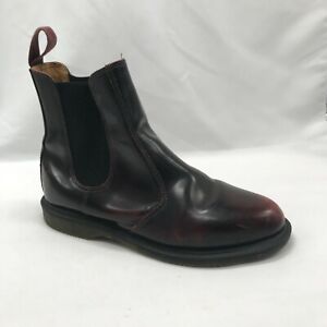 Doc Dr. Martens Flora Boot Womens 8 Single Amputee RIGHT Shoe Cherry Leather 