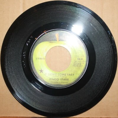 RINGO STARR **It Don't Come Easy** EARLY 1970 Pop Rock 45 on APPLE 1831 BEATLES - Imagem 1 de 2