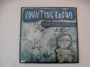 Counting Crows Band handsigniert signed Somewhere Under Wonderland Vinyl PSADNA - Bild 1 von 1