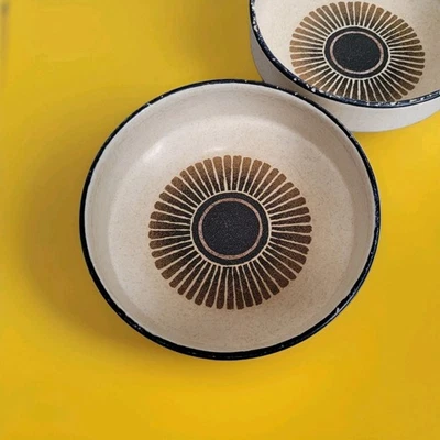 4 - Cuencos cupé de percusión vintage Lenox Temper-Ware patrón Starburst hechos en EE. UU. Foto 1 de 4