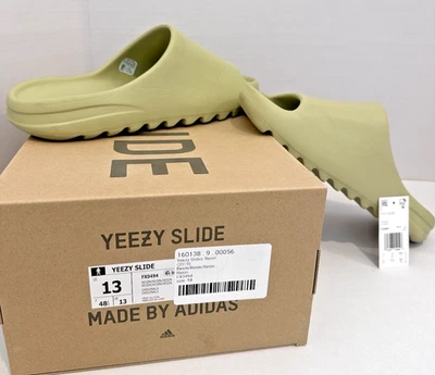 Yeezy слайды 'смола' сделано Adidas (FX0494) - размер 13 - Изображение 1 из 4