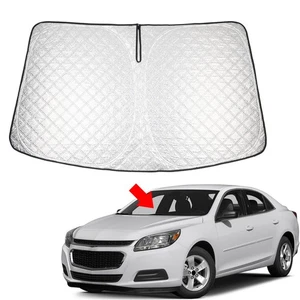 Car Foldable Windshield Sun Shade Visor Protector For Chevrolet Malibu 2013-2015 - Picture 1 of 18