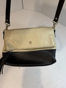 Kate Spade New York Southport Avenue Mini Maria Porcelain/Black Purse Crossbody - Picture 1 of 7