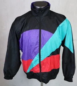 Vintage Members Only Colorblock Track Jacket Size XL 18-20 Full Zip Fits Mens M - Picture 1 of 9