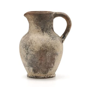 Ceramic Rustic Farmhouse Vase with Handle, Terracotta Vase, Minimalist Decora... - Picture 1 of 8