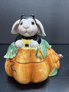 Fitz And Floyd Halloween Bunny Blooms Dressed As A Bee Figurine W/Original box - Picture 1 of 8