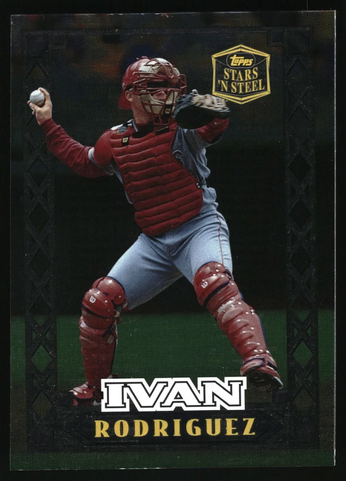 1998 Topps Stars 'n Steel - Ivan Rodriguez #33 - Image 1 of 2