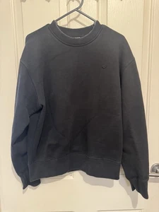 Adidas Jumper Unisex Size Small Black Cotton Long Sleeves Designer - Picture 1 of 5