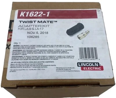 LINCOLN ELECTRIC K1622-1. Adapter Kit,Twist Mate,For PTA-9,-17. K1622-1 - Image 1 of 4