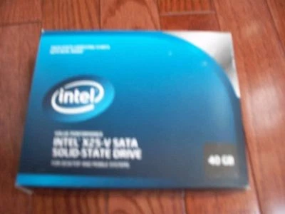 Intel 40Gb X25-V SATA SSD, New Opened Box - Image 1 of 2