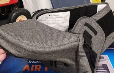 Cintura ajustable gris portabebés niño - adecuada para 8 libras a 66 libras Foto 1 de 3