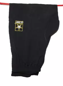 Army Physical Fitness Uniform Pants APFU Medium Extra Short Black Yellow - Picture 1 of 3
