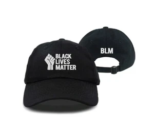 Custom Embroidered BLM FIST Black Lives Matter Baseball Dad Hat - Picture 1 of 6