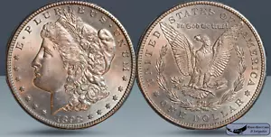 1898 S Morgan Silver Dollar, Brilliant Uncirculated, Very Tough S Mint, C7302 - Picture 1 of 6