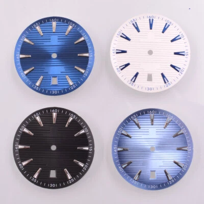 33.5mm Green Luminous Sterile Dial Fit 6.0 o'Clock Calendar Window NH35 NH35A - Image 1 of 4