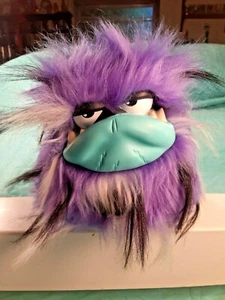 GRUMBLIES Purple BOLT Pet Monster 6" Interactive Battery Operated Talks Shakes - Picture 1 of 12