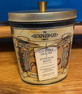 Seckinger Lee Stockholm Equestrian Atlanta 1956-1996 Olympia Metalldose mit Etikett - Bild 1 von 3