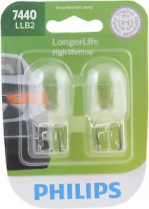 Philips Lighting Pack of 2 LongerLife Miniature Bulbs 7440LLB2 13.5V - Picture 1 of 1