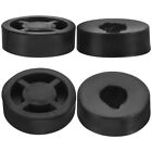 4 Pcs Audio Floor Mat Rubber Pad for Turntable Feet Subwoofer