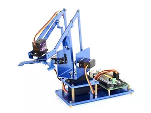 Waveshare WS 4-DOF Metal Robot Arm Kit for Raspberry Pi Bluetooth / WiFi Remote - Picture 1 of 7