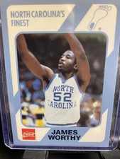 1989 Collegiate Collection North Carolina's Finest    James Worthy #21