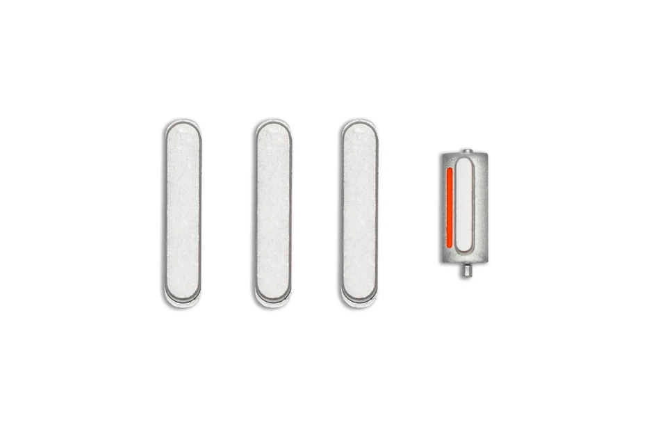 IPHONE 6 Buttons Set Power Rocker Mute Switch Silver - Image 1 of 1