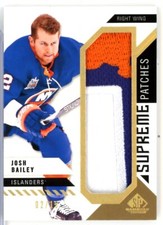 2018-19 SP Game Used Supreme Patches #PABA Josh Bailey PATCH /15 - ISLANDERS