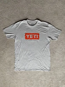 Yeti Coolers Logo Kurzarm T-Shirt Herren Größe L - Bild 1 von 3