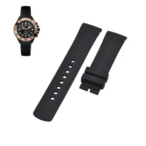 A20008M 22mm Black Rubber Watch Strap For Nautica - Picture 1 of 7