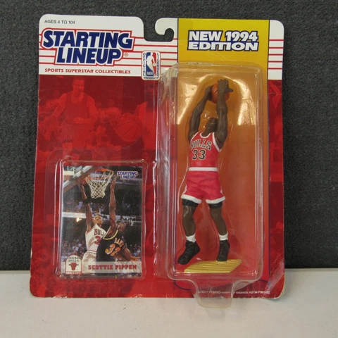 1994 Kenner Scottie Pippen Starting Lineup Basketball Chicago Bulls New Edition Cover